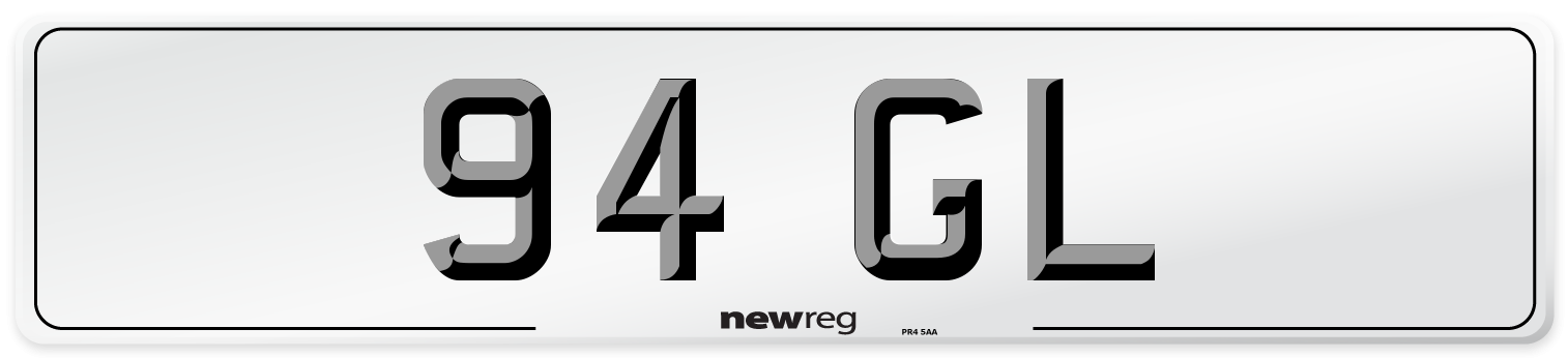94 GL Number Plate from New Reg